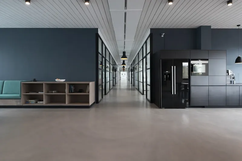 Office Entrance: the threshold of a working day. Studio Workspace, Gurgaon.