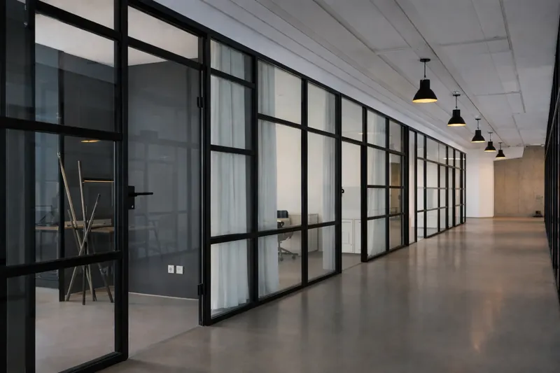 Studio — Main Floor: a workspace that enables focused work. Studio Workspace, Gurgaon.